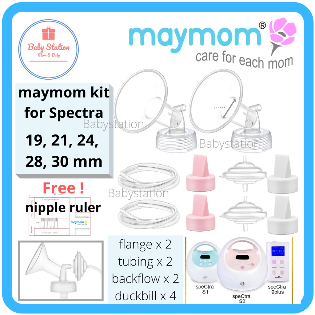 Maymom Pump Parts Compatible with Spectra S2 Spectra S1, incl 19mm