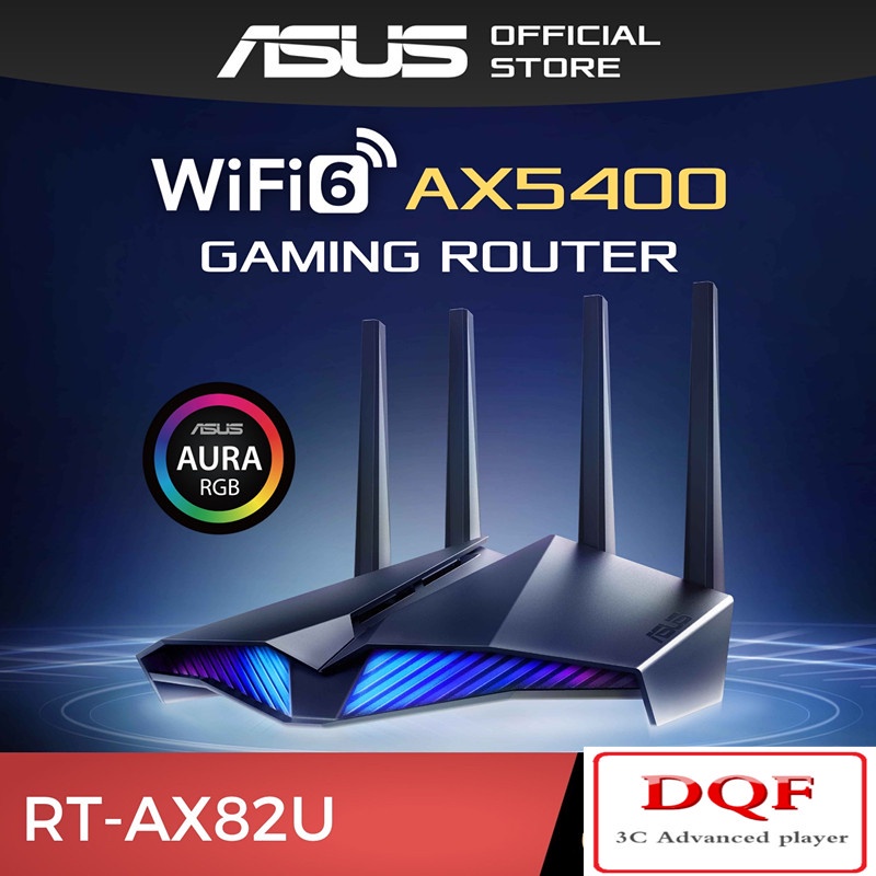 ASUS RTAX82U AX5400 AiMesh WiFi 6 Gaming Router Wireless AX Mesh