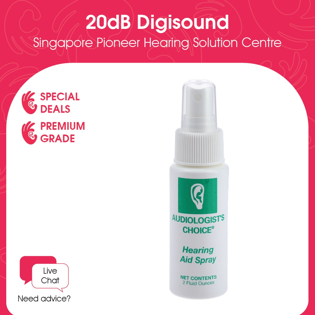 Ear Mould Spray / Hearing Aids Spray (2oz) Shopee Singapore