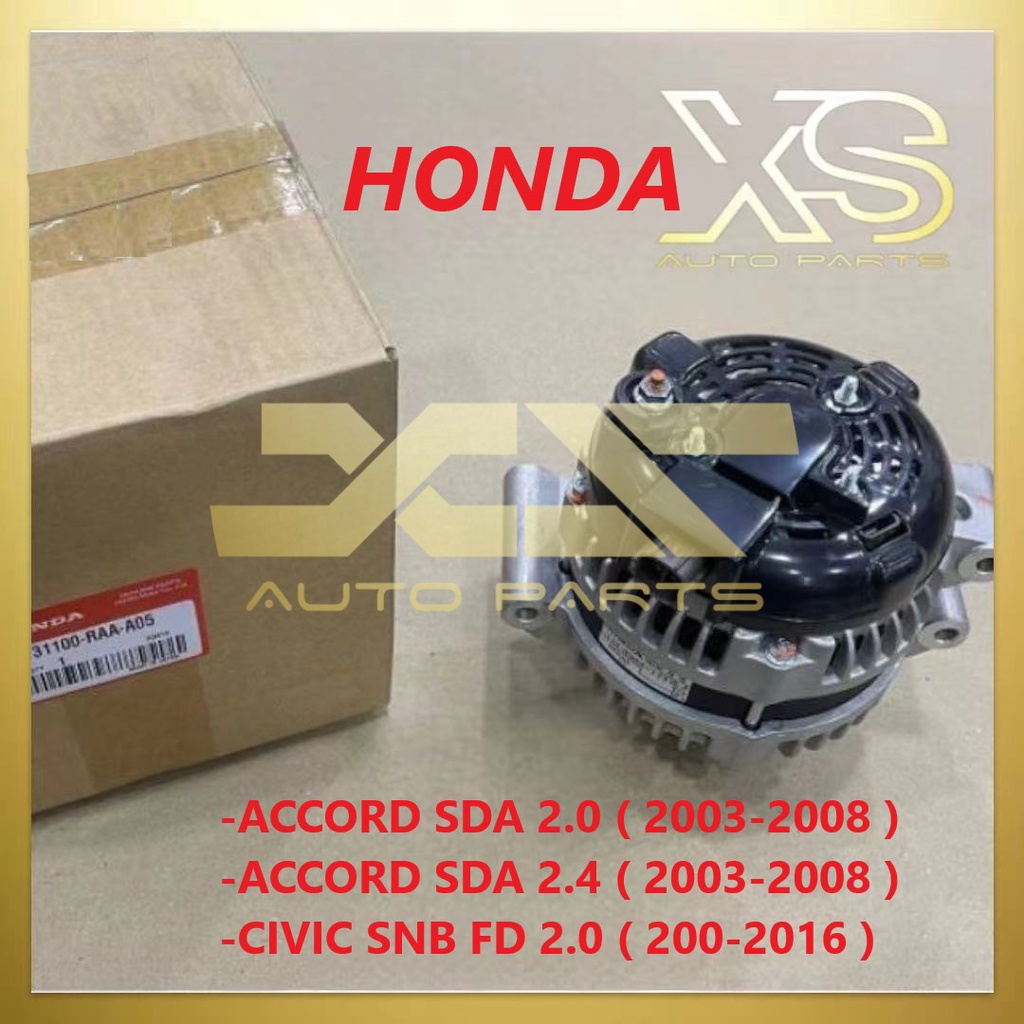 HONDA ACCORD SDA 2.0 2.4 CIVIC SNB FD 2.0 ALTERNATOR ( 31100RAAA05