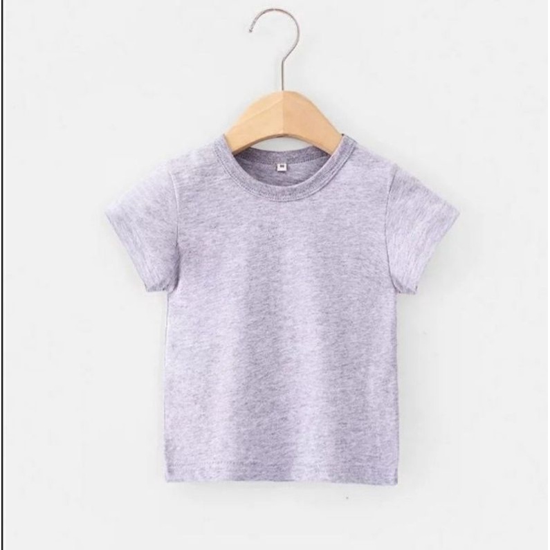 Unisex Children's Plain TShirts For Boys/Girls TShirts For Children