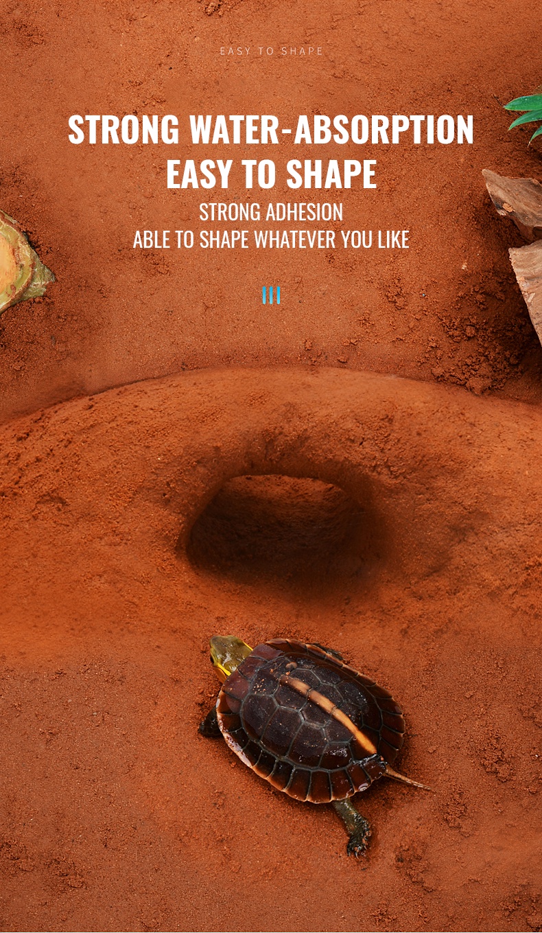 YEE Pure Natural Red Soil, Feeding Mat For Chinese Box Turtle | Sterile ...