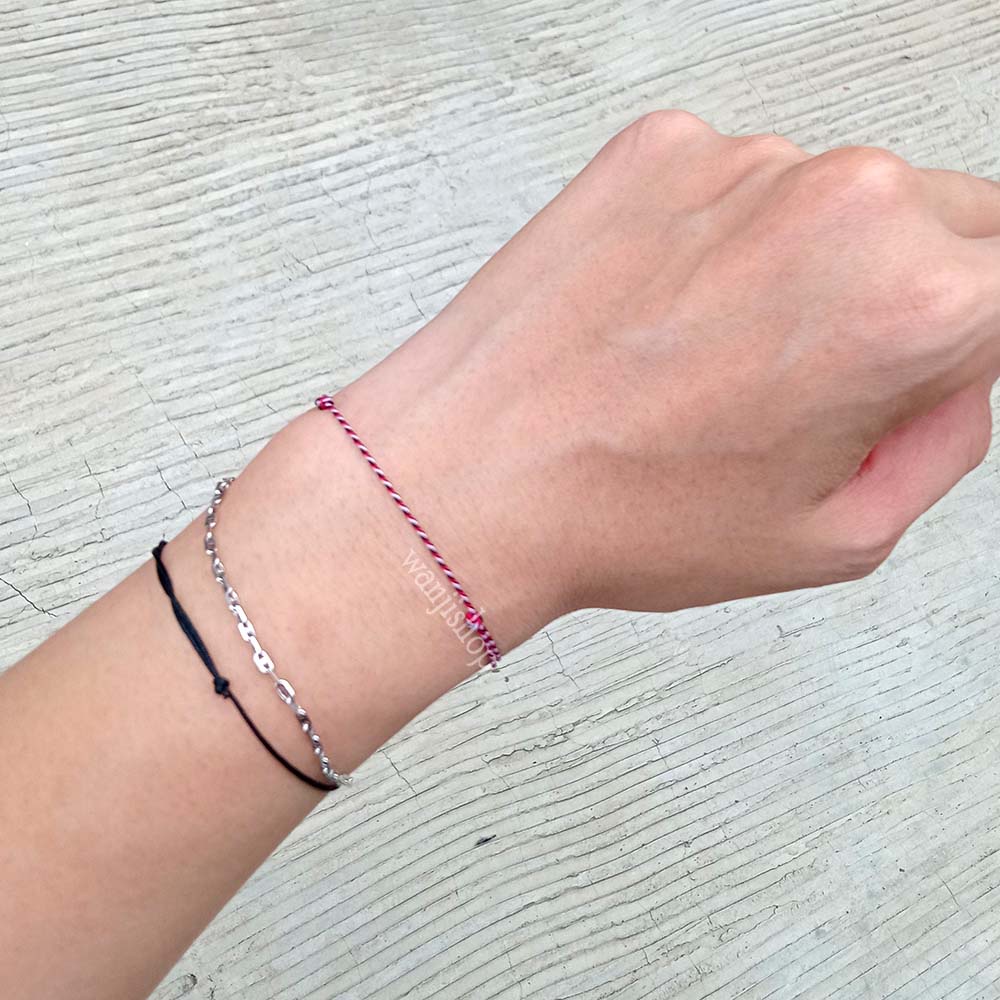 0.5 MM Super Thin Thread Bracelet Bali Tiedye Rope Super Simple Cute Thin Tiny Bracelet Shopee Singapore