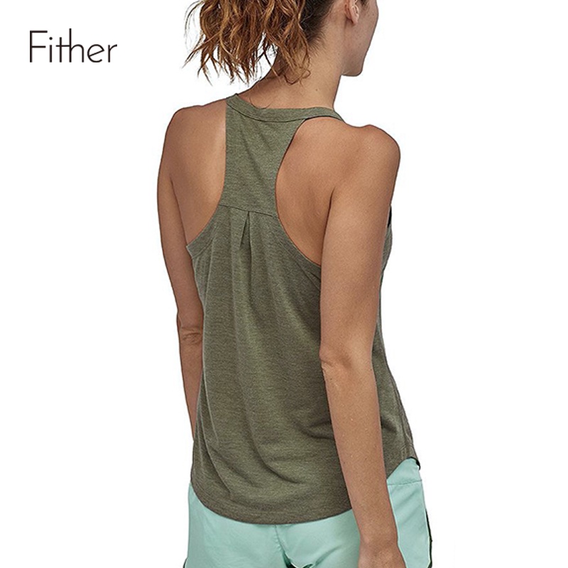 Fit.HER Summer New Sports Vest European and American Women's Fitness Sportswear Loose Sleeveless Top Yoga Clothes