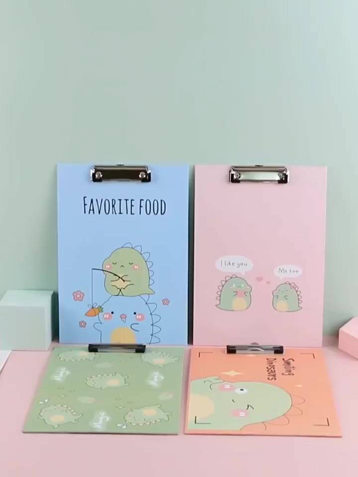 Cartoon A4 Clipboard File Folder Writing Pad Goodie Bag Filler ...