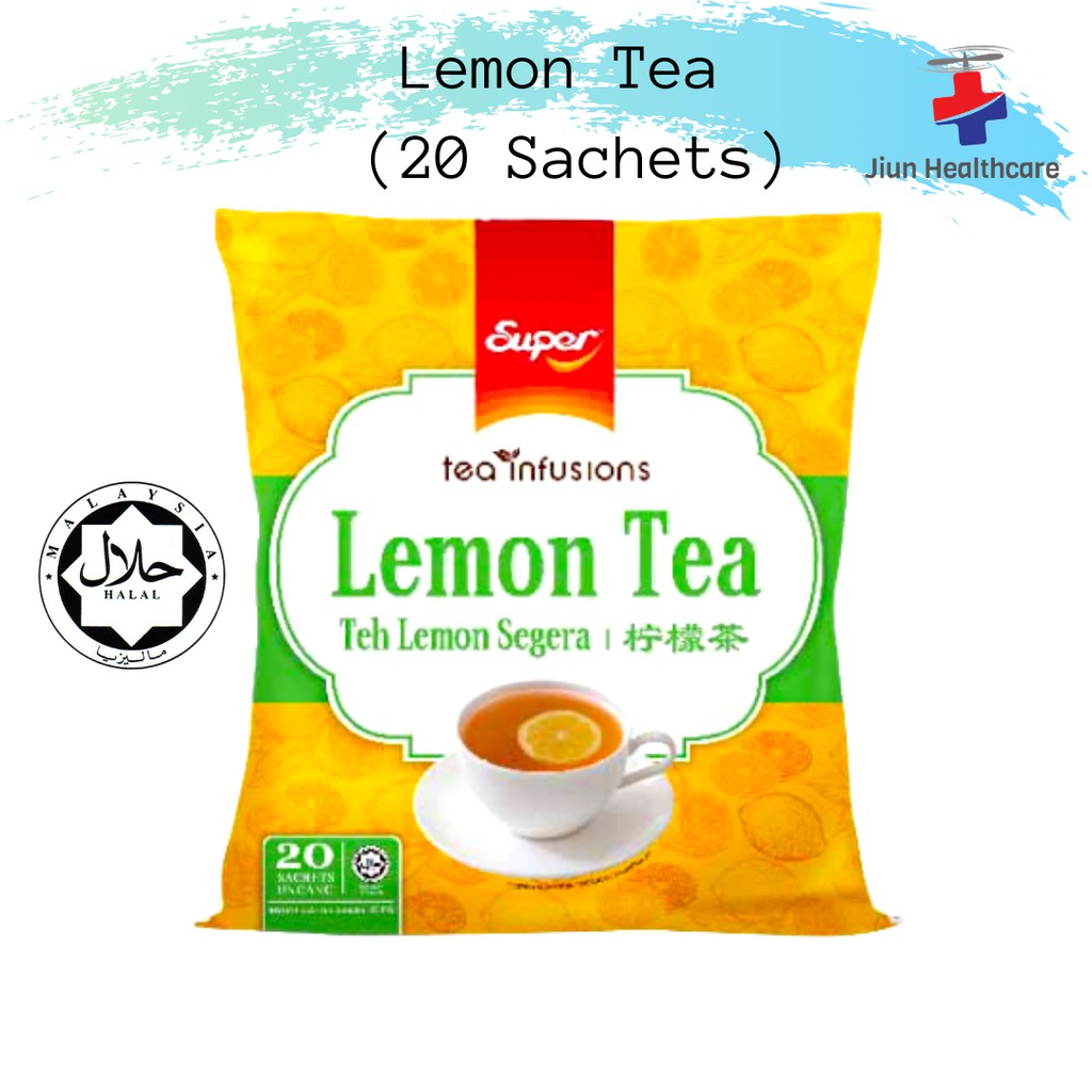Super Tea Infusion Lemon Tea (20 Sachets X 20g) | Shopee Singapore