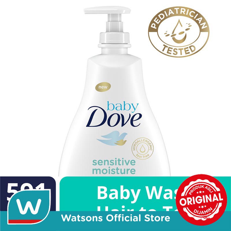 Dove Baby Hair to toe wash sensitive moisture 591ml - Gambar 3