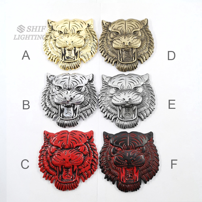 1 x Metal Tiger Logo Car Auto Motorcycle Bike Decorative Emblem Badge