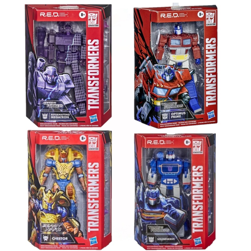 Transformers R.E.D. Transformers Prime Optimus Prime & Megatron In