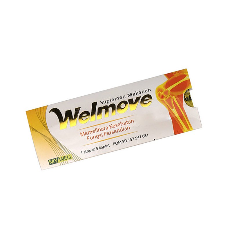 Welmove Tablet Strip isi 5 Kaplet /Suplemen sendi/Nyeri sendi/Radang Sendi/Sendi Kaku/Glucosamin - Gambar 3