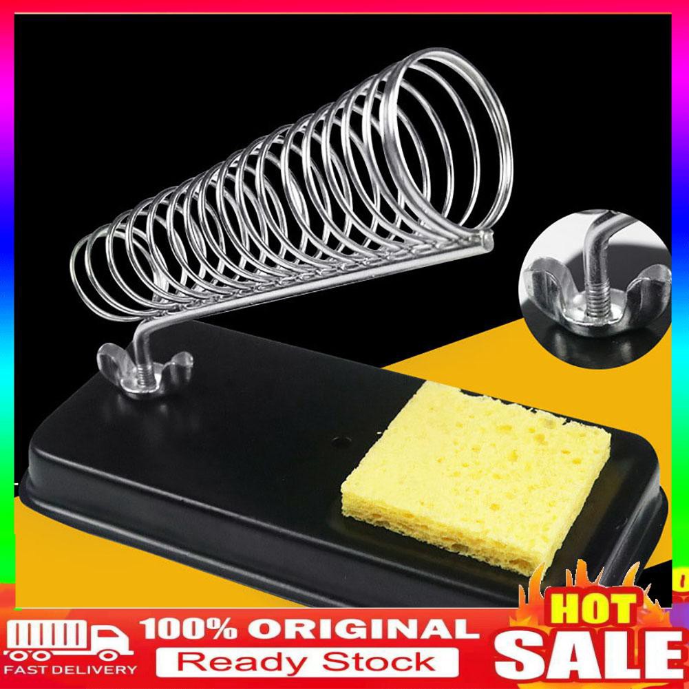 COD-Portable Solid Metal Base Electric Soldering Iron Bracket Stand Holder Station