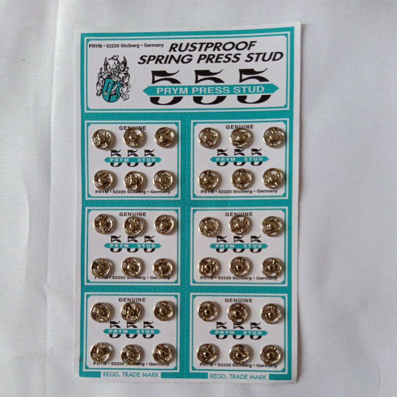 555 ceplis buttons 1 sheet (36 pairs) | Shopee Singapore