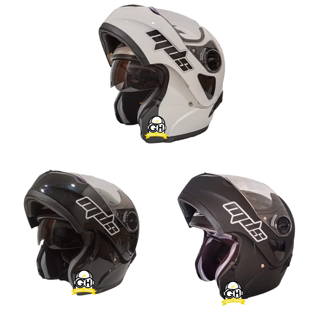 MDS PRO RIDER SOLID BLACK DOFF MDS MODULAR MDS PRORIDER HELMET | Shopee ...