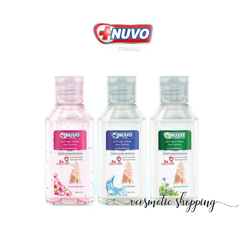 Nuvo Hand Sanitizer Gel Spray 50ml & 85ml Shopee Singapore