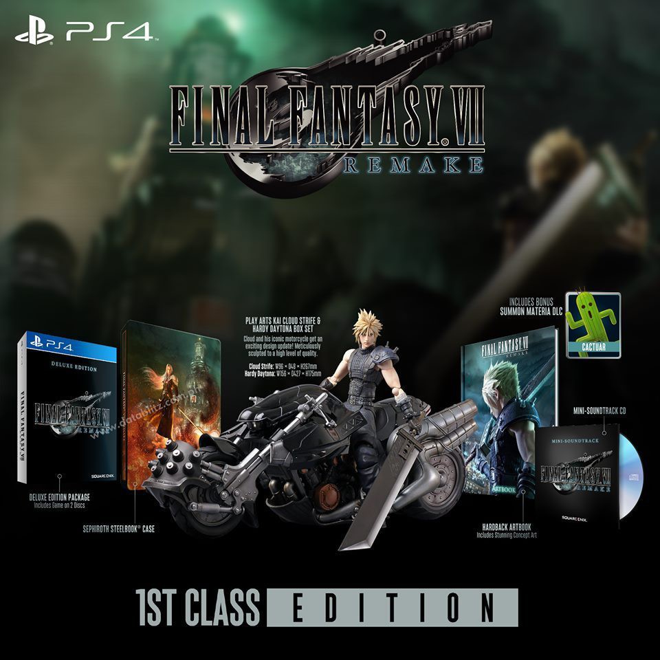 PS4 Final Fantasy 7 Remake First Class Edition R3 Eng/Jap