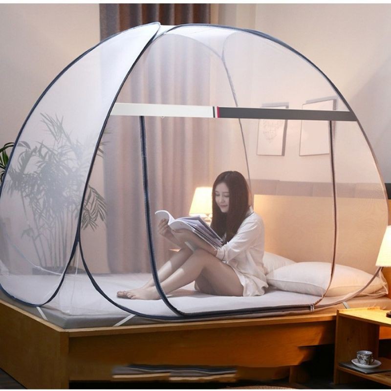 Smart Bed Net 1m8x2m, Self-Inflating Net, Convenient Folding Net ...