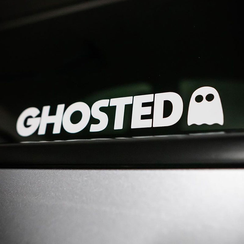 Pa529.Reflective Stickers GHOSTED Ghost Car Stickers Car Stickers