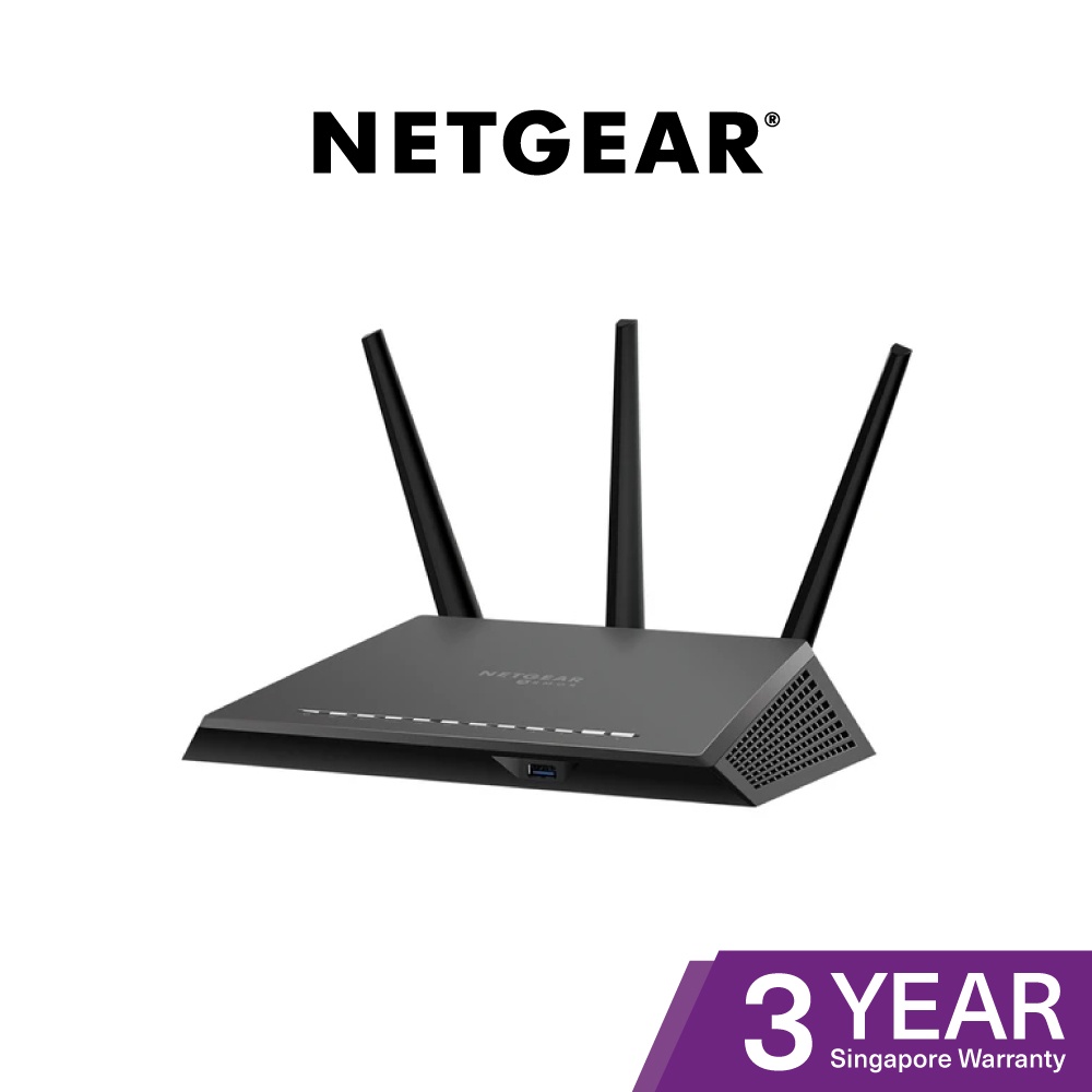 NETGEAR Nighthawk Cybersecurity Smart WiFi Router (RS400) - AC2300