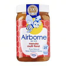 Airborne Multifloral MANUKA NewZealand Honey 500gm Shopee Singapore