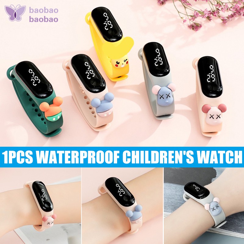 Children's digital waterproof on sale watch