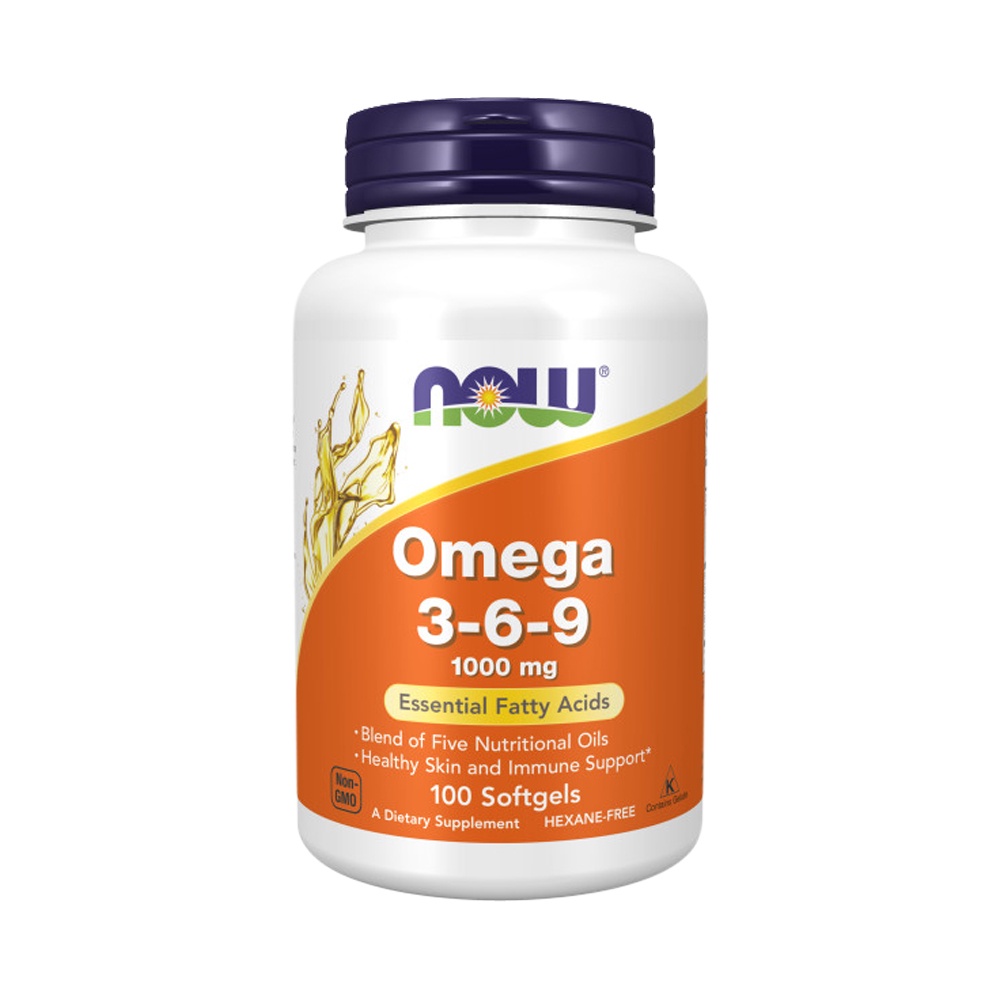 NOW Supplements, Omega 369 1000 mg with a blend of Flax Seed, Canola