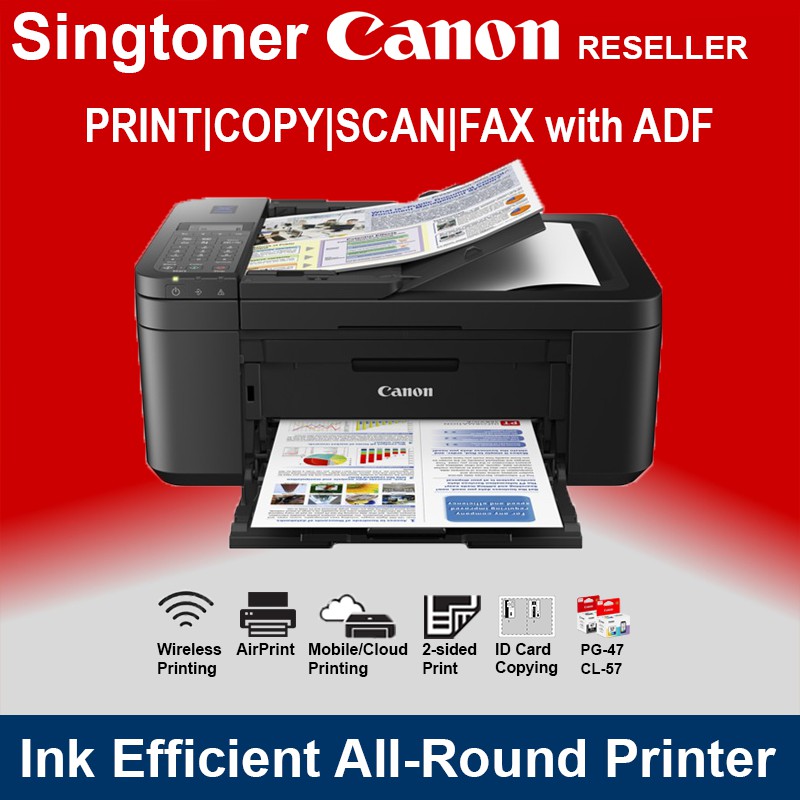 Canon PIXMA E4270 Wireless All-In-One Low-Cost Printing Color Inkjet ...