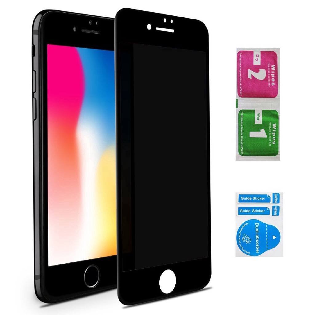 12 mini 11 Pro Max 6 7 8 Plus XR X XS Max 9H Privacy Anti-Spy Tempered ...
