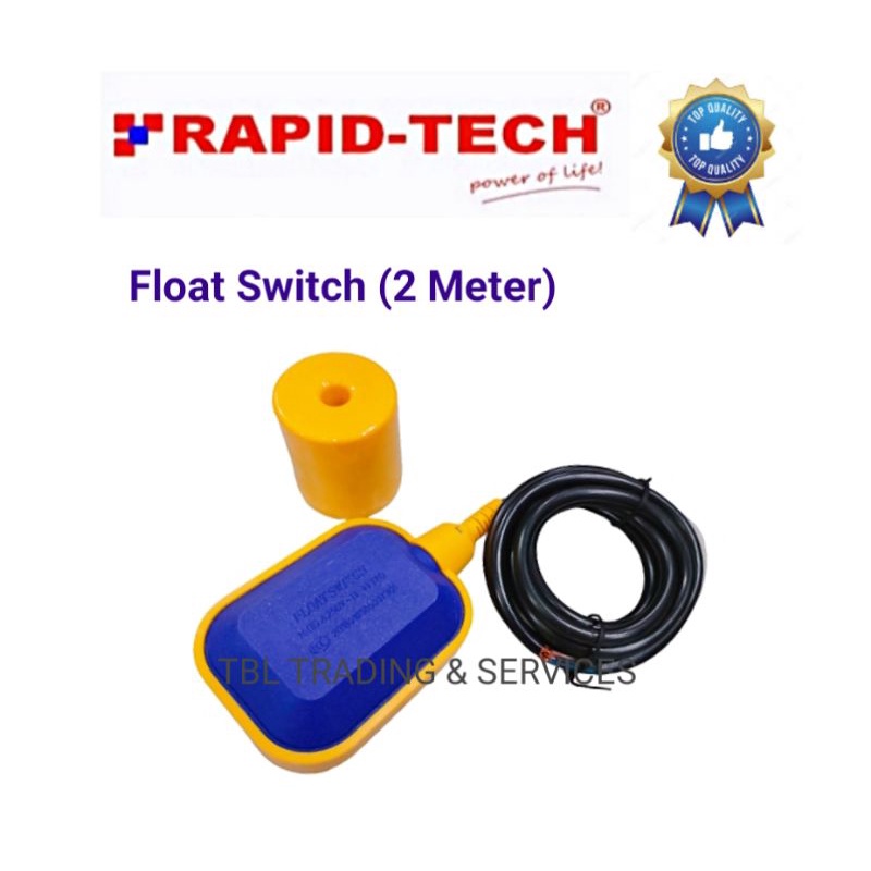 2 Meter Water Tank Controller Float Switch with Wire Water Level Sensor ...