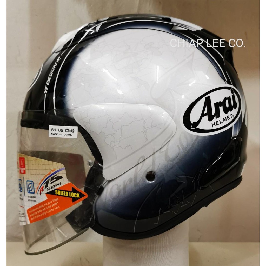 ARAI VZ-RAM HARADA TOUR WHITE ORIGINAL | Shopee Malaysia