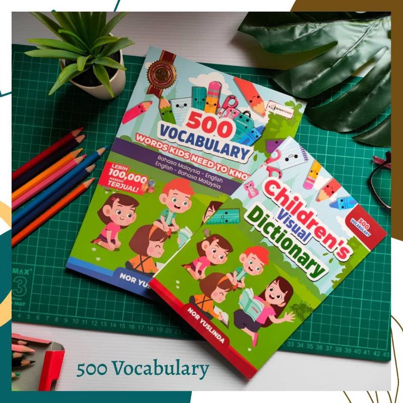 500 VOCABULARY BOOK LEARNING BASIC ENGLISH AND MALAY LANGUAGE VOCABS ...