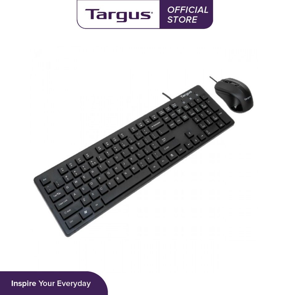 Targus KM600 Wired USB Keyboard & Mouse Combo KB M/KB combos - AKM600AP ...