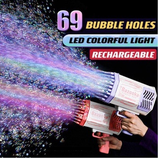 Bubble Blaster 8-Hole Automatic Electric Bubble Blower Machine Gun Toy for  Toddler Kids with 1 Solution – Suxus Shopee