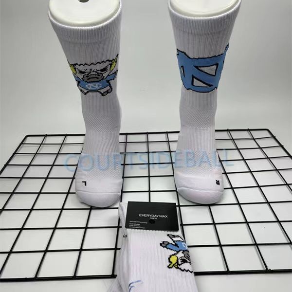 NCAA University North Carolina Oregon Duke Team Long Tube Basketball Socks Shopee Singapore