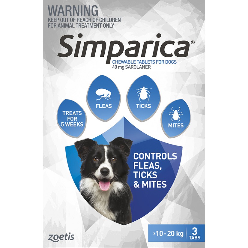 FASTEST FLEA/TICKS PARASITICIDE IN MARKET!! SIMPARICA For dogs