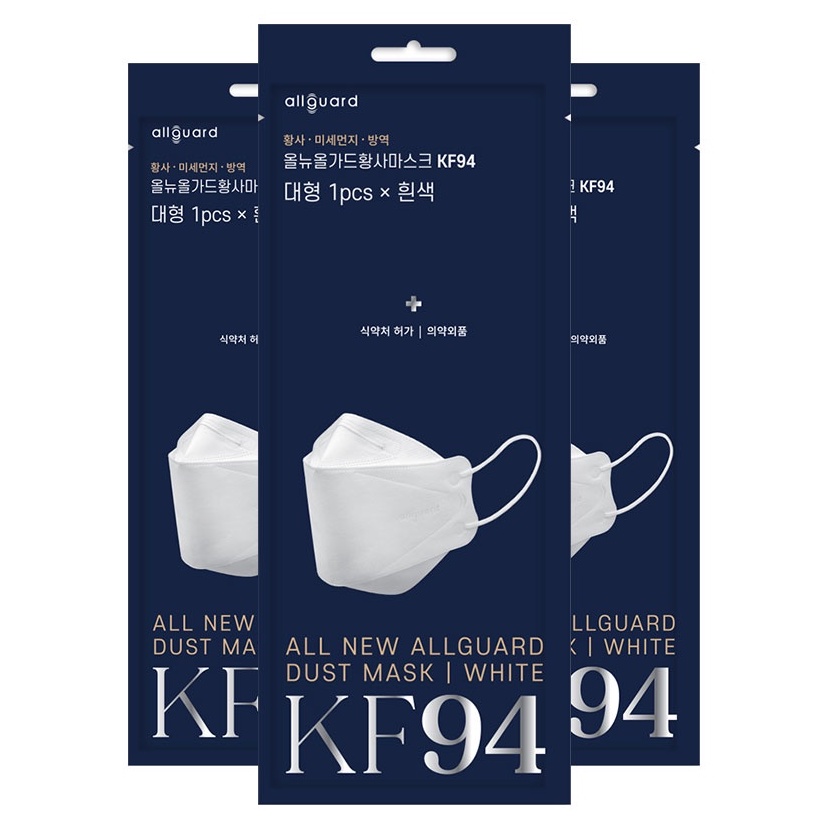 [allguard] made in Korea All New allgaurd KF94 Mask Extra Large_1P