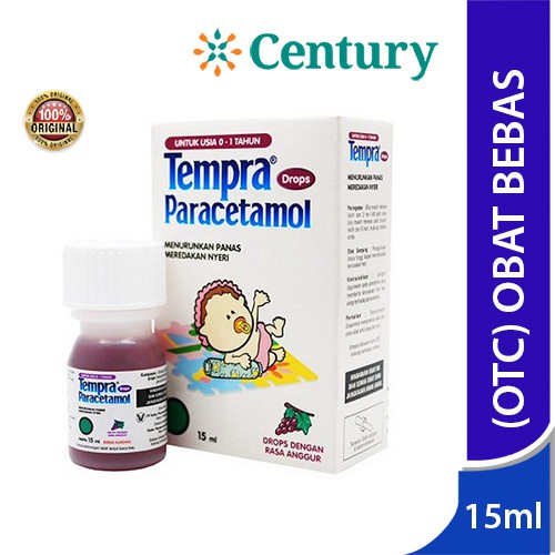Tempra Drops 15ml / Demam / Demam Bayi/Penurun Demam Bayi/Penurun Panas bayi/Paracetamol Drop