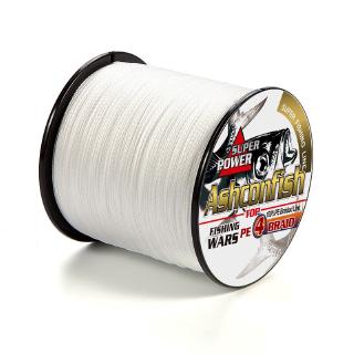 Ashconfish 300M 4 Strands No Fading Dyneema Braided Fishing Line 6-60LB PE  Lines White Black Red Green