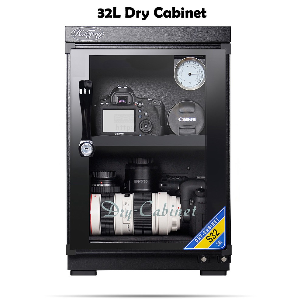 32L Dry Cabinet Box Control Humidity, Come With Hygrometer For Camera ...