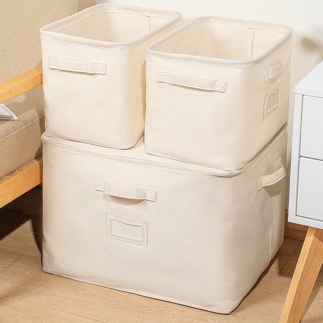 MUJI Japanese Foldable Storage Box Laundry Basket Wardrobe Organiser ...