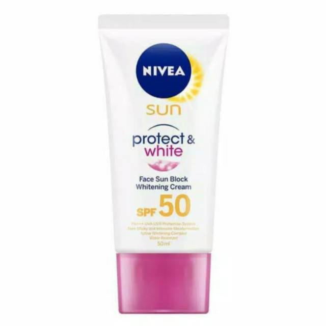 Nivea sun protect & white face sun block whitening cream spf 50 ...