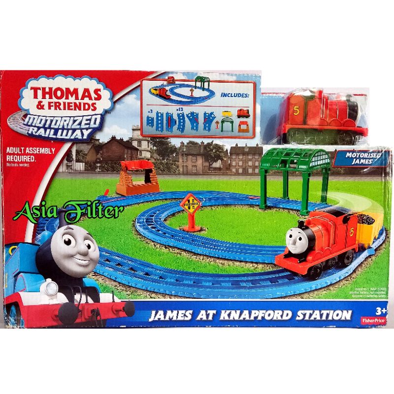 Track thomas abd Friends Motorized Railway JAMES AT KNAPFORD STATION ...