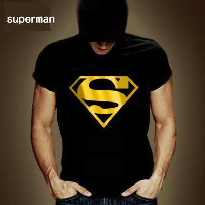 Superman PREMIUM T-SHIRT - GOLD - SOFT COTTON COMBED 30S - DISTRO T ...