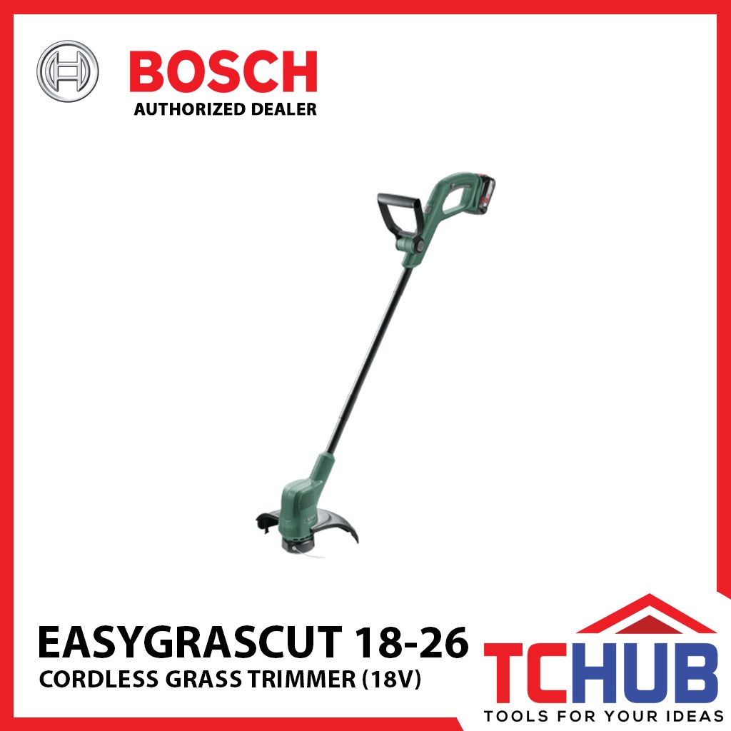 [Bosch] EASYGRASSCUT 1826 Cordless Grass Trimmer (18V) Shopee Singapore