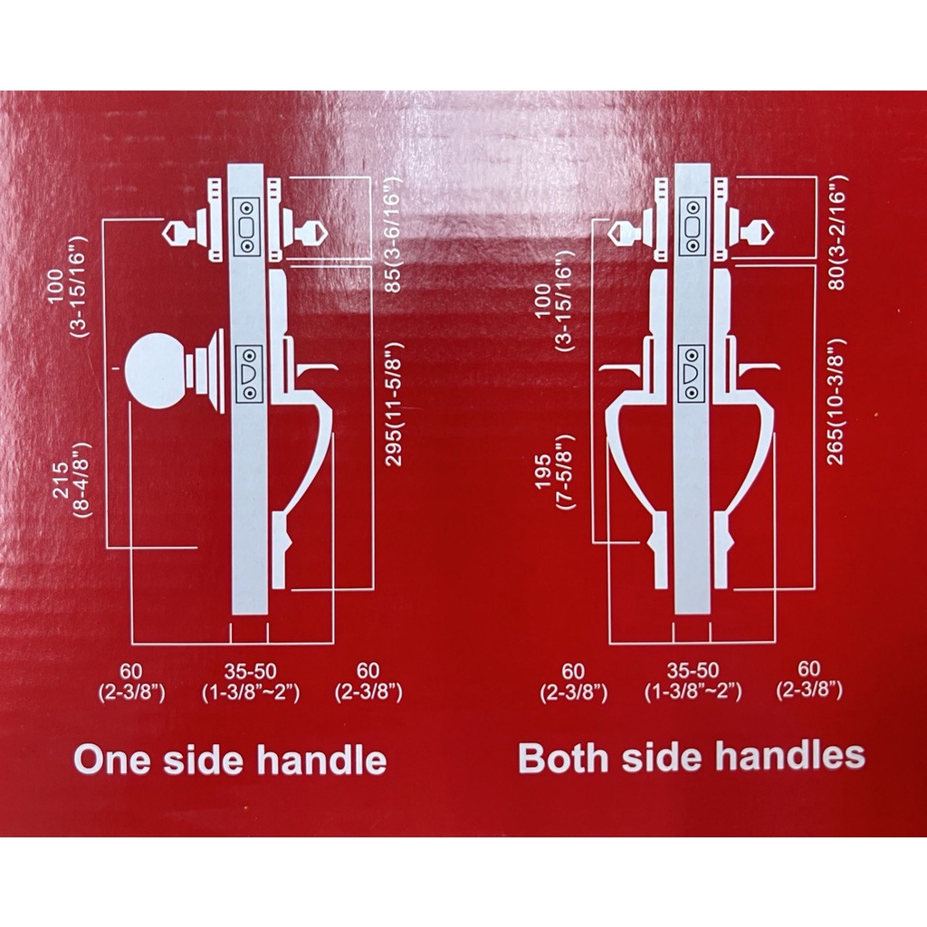 NELON Grip Handleset - Hollow H1711 (Main Door Lock / Entrance Door ...