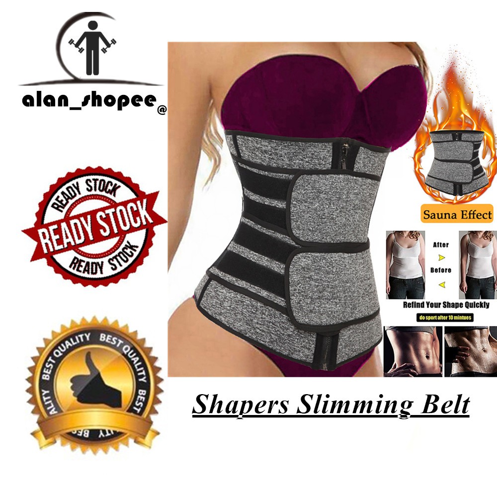 Neoprene sauna waist trainer corset sweat belt for women weight loss compression trimmer workout fitness sale