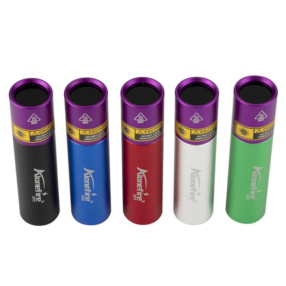 Alonefire SV15 Mini 365nm UV Flashlight USB Rechargeable Black Light ...