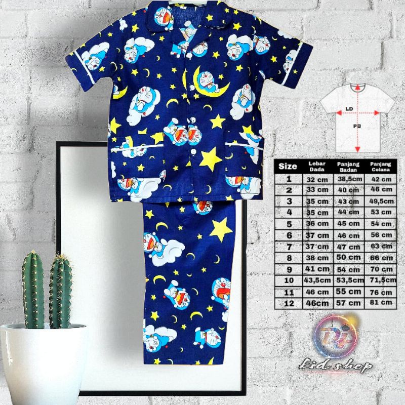Doraemon Children's Pajamas - Children's Sleepwear - Children's Suits 1 ...