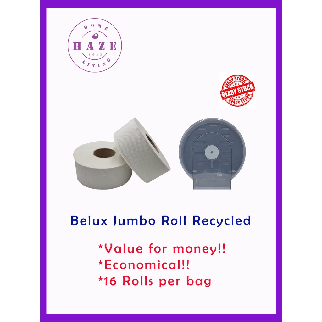 😍 SG Ready Stocks Jumbo Roll Tissue | Jumbo Roll toilet paper | 500gm ...