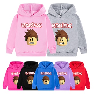 8COLOR ROBLOX GAME GAMER KIDS HOODIE JACKET 1-110 YEARS OLD SWEATER JACKET  FOR BOYS & GIRLS BABY BABIES HOOD SWEAT SHIRT SWEATSHIRT PULLOVER PULL OVER  TOP TOPS CARDIGAN RAIN COAT MALL PULL