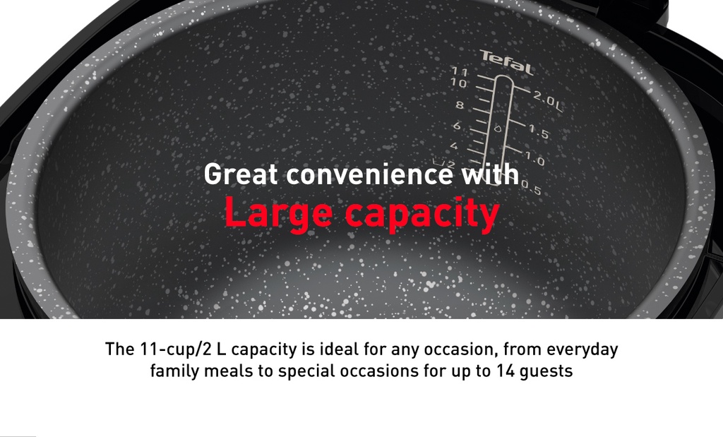 Tefal Mechanical Rice Cooker 2L RK364A – 4-layer, Non-Stick Inner Pot ...